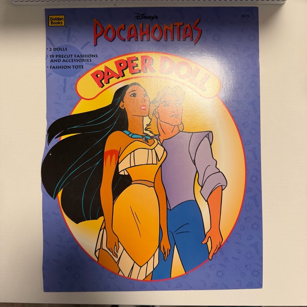 Pochantas 1990’s Paper Dolls